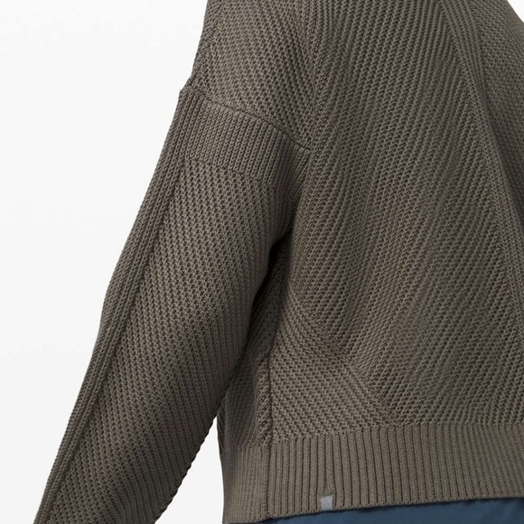 Lululemon New Heights Sweater- Grey Sage - Picture 4 of 8